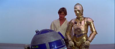Still from Star Wars: A New Hope (1977) that has been tagged with: 191971