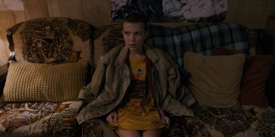 Still from TV Show: Netflix — "Stranger Things: Season 1 - Episode 2" that has been tagged with: medium shot & day & clean single & child & interior
