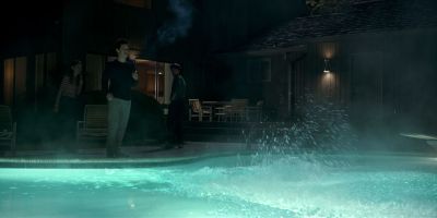 Still from TV Show: Netflix — "Stranger Things: Season 1 - Episode 2" that has been tagged with: swimming pool