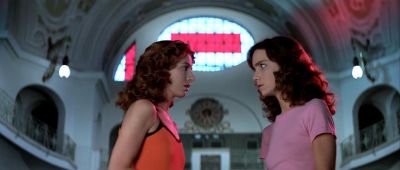 Still from Suspiria (1977) that has been tagged with: 74c3fb & profile shot