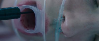 Still from Swallow (2019) that has been tagged with: nasogastric tube & surgery
