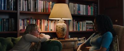 Still from Swallow (2019) that has been tagged with: practical lamp & bookshelf