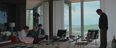Still from Swallow (2019) that has been tagged with: living room & reading & day & wide shot