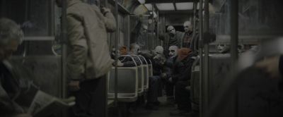 Still from The Batman (2022) that has been tagged with: 796778 & train & interior & subway
