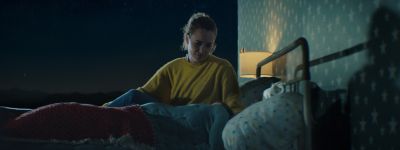 Still from Commercial: McDonald's — "The Bed" that has been tagged with: laying down