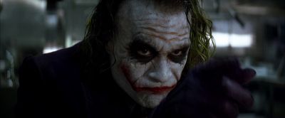 Still from The Dark Knight (2008) that has been tagged with: close-up