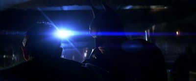 Still from The Dark Knight (2008) that has been tagged with: lens flare & flare