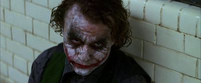 Still from The Dark Knight (2008) that has been tagged with: 92a3b0 & interior & day & close-up