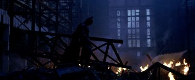 Still from The Dark Knight (2008) that has been tagged with: 000000 & night & clean single & fire