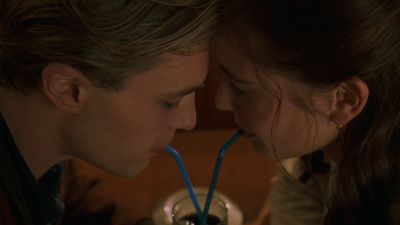 Still from The Dreamers (2003) that has been tagged with: drinking & close-up & two-shot