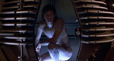 Still from The Fly (1986) that has been tagged with: medium wide