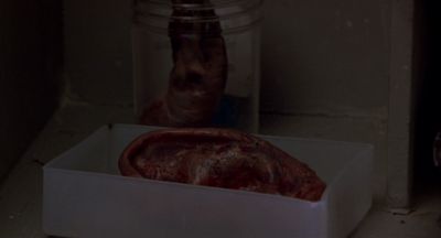Still from The Fly (1986) that has been tagged with: ear