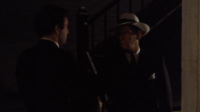 Still from The Godfather (1972) that has been tagged with: night & two-shot