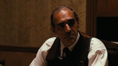 Still from The Godfather (1972) that has been tagged with: a67a59 & clean single & night & medium shot