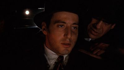 Still from The Godfather (1972) that has been tagged with: driving