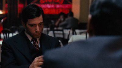 Still from The Godfather (1972) that has been tagged with: table