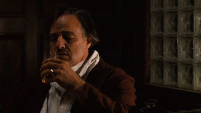 Still from The Godfather (1972) that has been tagged with: drinking