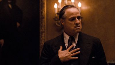 Still from The Godfather (1972) that has been tagged with: 836a54 & medium shot & table