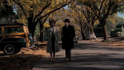 Still from The Godfather (1972) that has been tagged with: day & exterior & suburban street