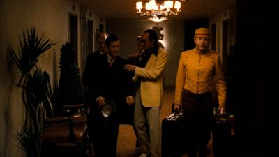 Still from The Godfather (1972) that has been tagged with: hallway & hotel lobby