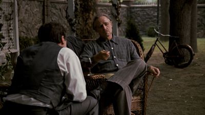 Still from The Godfather (1972) that has been tagged with: bicycle