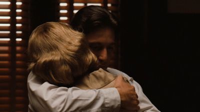 Still from The Godfather (1972) that has been tagged with: medium close-up & hug