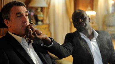 Still from The Intouchables (2011) that has been tagged with: medium shot & smoking & day