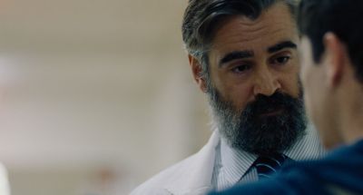 Still from The Killing of a Sacred Deer (2017) that has been tagged with: day & hospital & over-the-shoulder & medium close-up