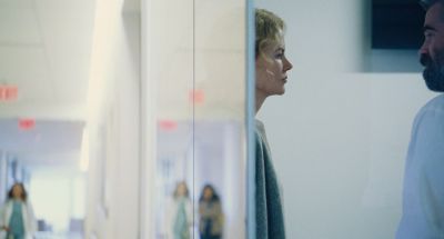 Still from The Killing of a Sacred Deer (2017) that has been tagged with: interior & two-shot & profile shot & hallway & medium shot