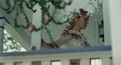 Still from The Killing of a Sacred Deer (2017) that has been tagged with: low-angle & reflection & doorway & exterior & day & vestibule