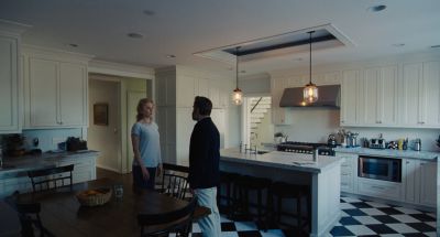 Still from The Killing of a Sacred Deer (2017) that has been tagged with: day & kitchen & wide shot & over-the-shoulder