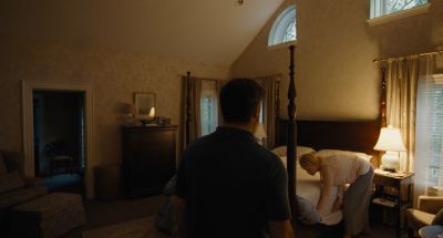 Still from The Killing of a Sacred Deer (2017) that has been tagged with: night & interior & over-the-shoulder & making bed