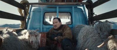 Still from Commercial: Coca Cola — "The Letter" that has been tagged with: truck & day & sheep