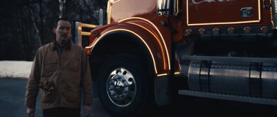 Still from Commercial: Coca Cola — "The Letter" that has been tagged with: truck & day