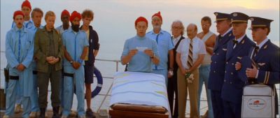 Still from The Life Aquatic with Steve Zissou (2004) that has been tagged with: funeral