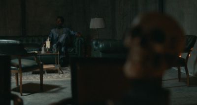 Still from The Limits of Control (2009) that has been tagged with: wide shot & interior & clean single
