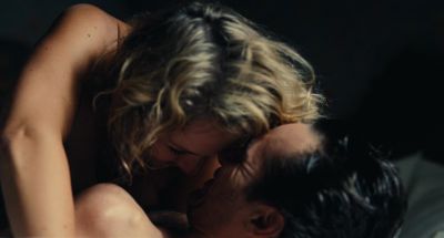 Still from The Master (2012) that has been tagged with: kiss & bed
