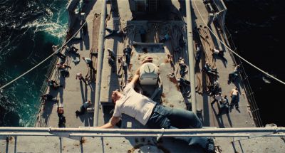 Still from The Master (2012) that has been tagged with: day & wide shot & high-angle & ship