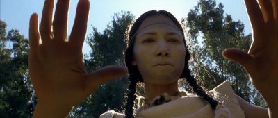Still from The New World (2005) that has been tagged with: clean single & medium close-up & exterior & day & period