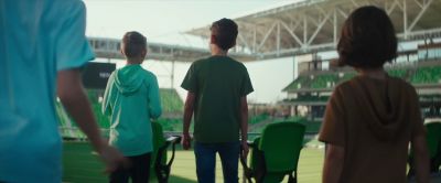 Still from Commercial: Austin Telco Federal Credit Union — "The Official Credit Union of Austin FC" that has been tagged with: children