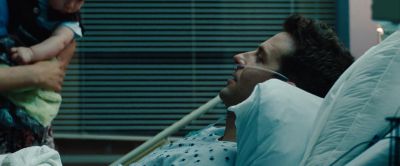 Still from The Place Beyond The Pines (2012) that has been tagged with: bed & hospital & nasogastric tube & pillow & baby & medium shot