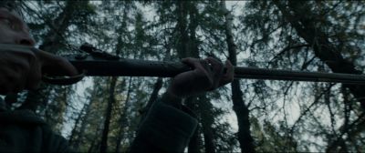 Still from The Revenant (2015) that has been tagged with: 92a3b0 & gun & exterior
