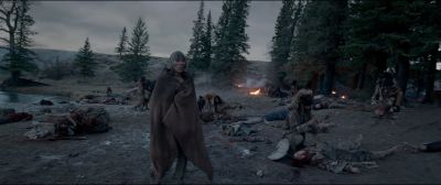 Still from The Revenant (2015) that has been tagged with: dead body & forest