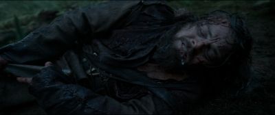 Still from The Revenant (2015) that has been tagged with: laying down & pain & ground