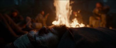 Still from The Revenant (2015) that has been tagged with: fire light