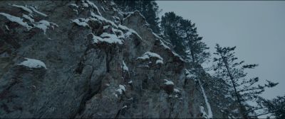 Still from The Revenant (2015) that has been tagged with: mountains & insert