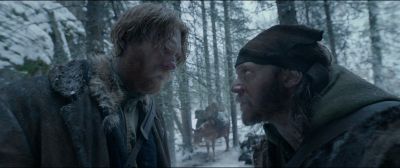 Still from The Revenant (2015) that has been tagged with: medium shot & woods & mule
