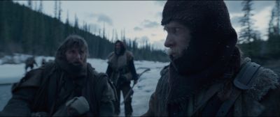 Still from The Revenant (2015) that has been tagged with: 36454f & snow