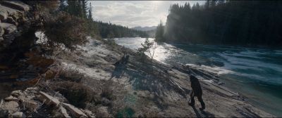 Still from The Revenant (2015) that has been tagged with: beach & wide shot