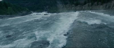 Still from The Revenant (2015) that has been tagged with: exterior & rapids